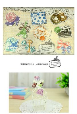 韓國(guó)創(chuàng)意文具 可愛(ài)清新復(fù)古裝飾貼的別樣魅力