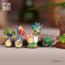 多肉植物微景觀 龍貓與小狗的簡約世界