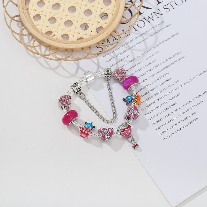 鍍銀彩虹獨角獸手鏈 一份閃耀少女心的婚禮贈禮