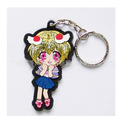 一元以下卡通PVC軟膠鑰匙扣 廠家直銷的實惠之選