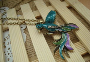 歐美風外貿飾品熱賣款 美麗小鳥雙色項鏈A1-008全方位解析