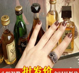復古風情 韓式混批小飾品中的歐美vintage貓頭鷹戒指