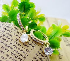 韓國高檔耳飾廠家直銷義烏小飾品 鋯石水鉆耳環的價格、廠家與圖片解析